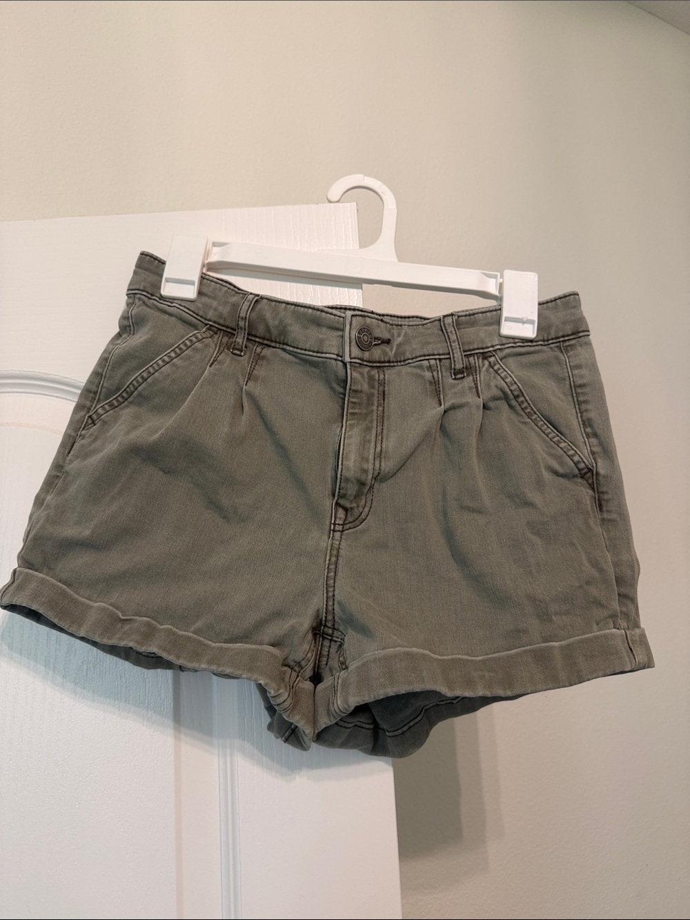 Express Casual Women's Olive Green Shorts